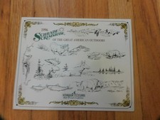vtg  Schrade metal sign for collector or cabin 8''x10'' picture