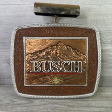 1980s ANHEUSER-BUSCH Beer Lighted Bar 3D Western Mountain Works picture