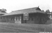 Railroad Train Station Depot Patton Pennsylvania PA - Reprint picture