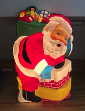 LA Goodman Santa Claus Chimney Blow Mold  Flatback 1950’s picture