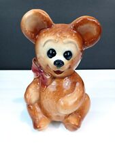 Royal Copley Baby Nursery Planter Figural Teddybear Ceramic Hand Painted picture