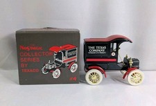 Vintage 1987 Ertl Texaco 1905 Ford Delivery Car Die Cast Metal Locking Coin Bank picture
