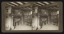 Photo:Stratford-on-Avon England Shakespeare House Museum Interior 1900s picture