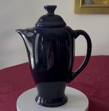 Vintage Cobalt Blue Fiesta Ware Coffee Pot Carafe & Lid Homer Laughlin Art Deco picture