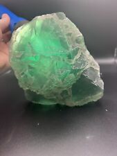 Large Bright Green Fluorite Crystal Mineral  Specimen picture