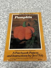 Stuffed Pumpkin Patchwork Yours Truly sewing pattern 3905 New 7.25 inch picture