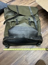 Vintage Swiss  Military Backpack Rucksack rubberized canvas verry goodcondition picture