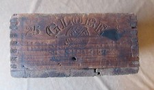 Indian Wars Globe Horseshoe Nail Crate Joint Wood & Square Nails US Cavalry picture