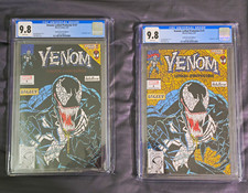 CGC 9.8 Venom: Lethal Protector II #1 Mark Bagley Black & Gold Cover Set picture