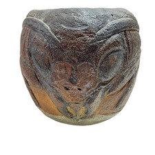 Stone Carved Locus Vase Vintage (heavy) picture