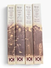 War For The Union 4-Volume Civil War History Book Set Allan Nevins Hardcover picture