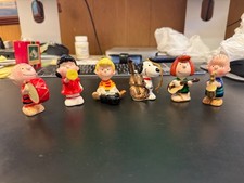 COMPLETE SET  - Vintage Peanuts  Ceramic Musician Series  Christmas Ornament picture