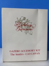 Avon Holiday Treasures Gazebo Accessory Kit The Smith's Christmas Figurines NEW picture