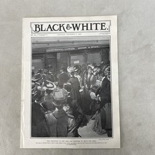 Black and White London  Newspaper Saturday November 11, 1905 Westminster Abbey picture