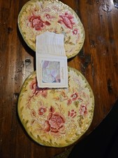 Longaberger Majolica Garden Luncheon Plate Set Of 2 In Original Box Excellent picture