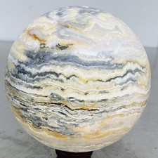 Natural thousand-layer agate crystal ball healing 2320G (5.11LB) picture