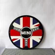 MINI Cooper Union Jack  Heavy Metal SignXL – 19.7