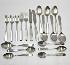 Vintage Lauffer Germany Heritage Flatware 19 Piece Lot Forks Spoons Knife picture