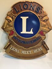 Vintage Rare Lions Club International 