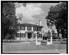 Photo:Newton Massachusetts Timothy Jackson House 1809 Home Garden HABS picture