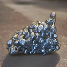 300g Ataxite Metorite.  Approximately 2.5in Long X 2in Wide. picture