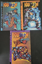 KABOOM #1 SET OF 3 VARIANT COVERS (1999) AWESOME COMICS LIEFELD LOEB GRANT picture