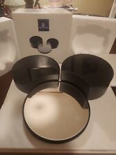 Swarovski 3 Pieces Mickey Mouse Display Set Stand - 0835777 With Box RARE picture