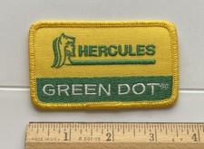 Hercules Green Dot Powders Gunpowder Guns Yellow Embroidered Patch Badge picture