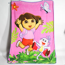 Vintage Nickelodeon Dora The Explorer Throw Blanket Monkey Multicolored picture