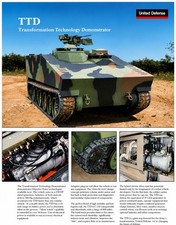 United Defense TTD Transformation Technology Demonstrator Data Sheet Military picture
