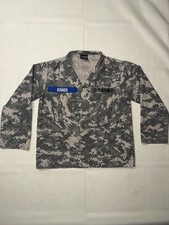 Trooper US Army Youth ACU Digital Camo Uniform Shirt Medium Binner Name Tape picture