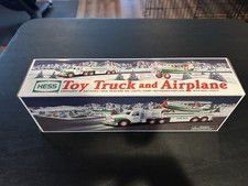 Hess 2002 Truck and Airplane Toy - White vintage die cast collectible New picture