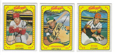 1981 Kellogg's 3-D Super Stars Lot: Ryan #6, Henderson #33, Bench #65 HOF picture