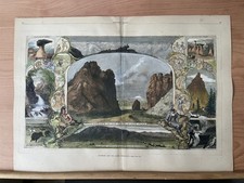1874 COLORADO SPING PIKES PIKE MONUMENT PARK CHEYENNE ROCKY MOUNTAINS 22”x16” picture