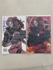 IN HAND She-Spawn McFarlane & Artgerm SDCC Whatnot Set SIGNED by Todd (LE/750) picture