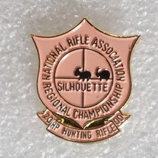 NRA National Rifle Association Pinback Button 2008 Hunting Rifle picture