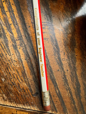 Vintage Collectible Wood Pencil w/ Eraser “Compliments of Your Teacher” picture