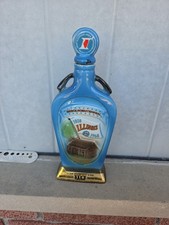 Vintage 1968 Jim Beam Bourbon Whiskey ILLINOIS SESQUICENTENNIAL 110 Months Old picture
