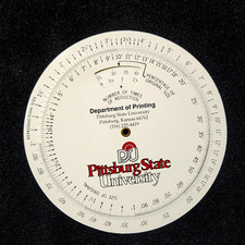 '80s vintage Pittsburg State University, Dept. of Printing. Promotional piece. picture