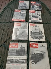 8 Issues of Trains Magazine 1965 - Feb., March, April, May, July, September, Oct picture