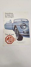 1963 MG MGB Roadster Convertible Original Vintage Sales Brochure British Motor picture