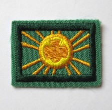 Retired Girl Scout 2001-2011 SIGN OF THE SUN PATCH Junior Badge Award Dark Green picture