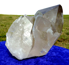 Stunning Natural SMOKY QUARTZ Crystal Points w RECORDKEEPERS For Sale Brazil picture