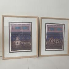 Southwestern Native American Style Art Hand Signed By Garr Set Numbered 69/450 picture
