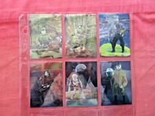 1994 G. I. Joe 30th Salute INSERT CHROMIUM INSERT Subset 6 CARD set C1-C6 R   B4 picture