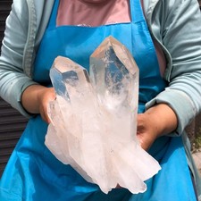 3020g Natural clear quartz cluster quartz crystal mineral specimen healing picture