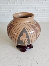 Vintage Mata Ortiz Pottery Pot Olla by ARMINDA SILVEIRA - Coffee On Coffee 6