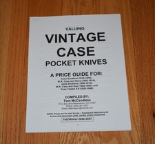 VINTAGE CASE KNIFE PRICE GUIDE 