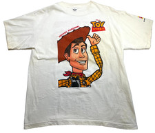 Vintage 1995 Toy Story Woody Burger King Promo T-Shirt Murina Single Stitch XL picture