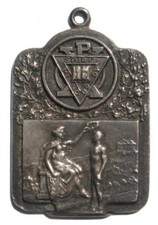 1914 Sterling Watsonville, California Sports Medal - YMCA picture